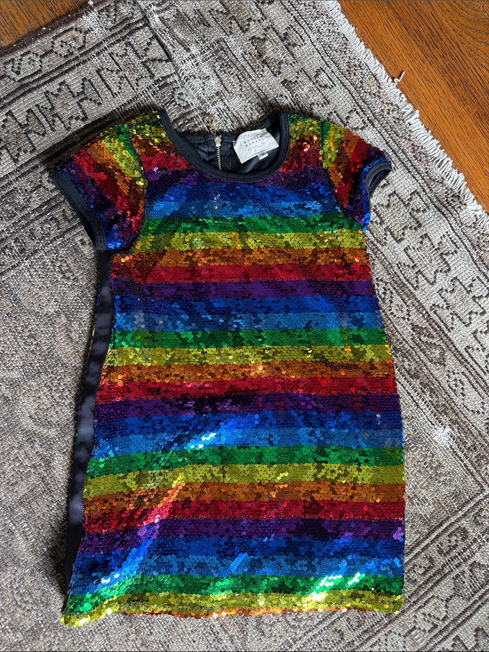 5t Hannah Banana Multicolor Rainbow Sequin Dress🌈🌟❤️